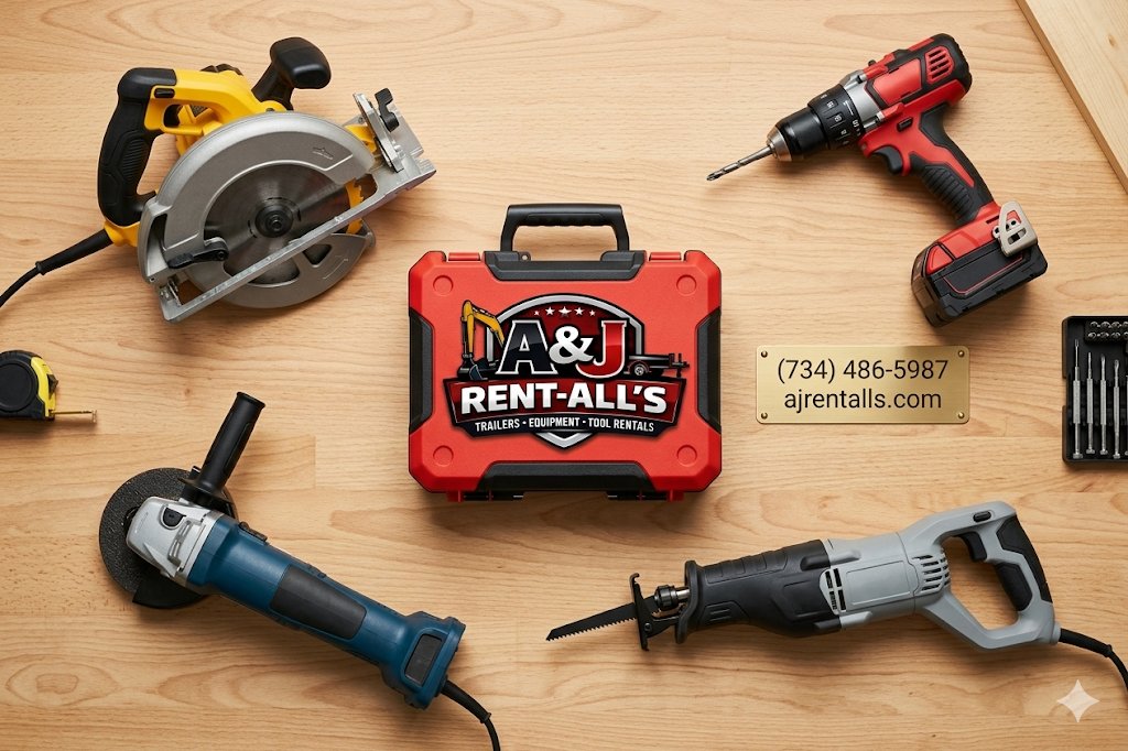 Tools Rentals A&J Rent-All's | Trailers, Equipment & Tool Rentals | Belleville, MI